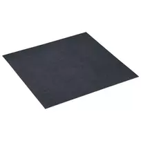 Grindų lentos 55 pcs Juoda 5,11 m² PVC