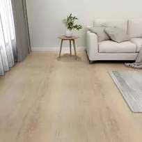 Grindų lentos 5,11 m² 55 pcs PVC Šviesiai pilka, Tamsiai ruda