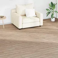 Grindų lentos 18 pcs Ąžuolo ruda 2,51 m² PVC