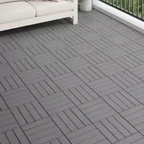 Terasinė Plytelė 3D dizainas 11 pcs Pilka 30 x 30 cm MPK