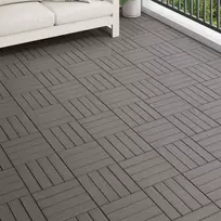 Terasinė Plytelė 11 pcs Tamsiai rudas 30 x 30 cm MPK