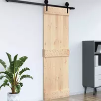 Duris NARVIK Natūrali 85 x 210 cm Kietos pušies medžio durys