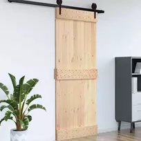 Duris NARVIK Natūrali 100 x 210 cm Kietos pušies medžio durys