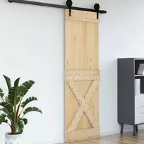 Duris NARVIK Natūrali 70 x 210 cm Kietos pušies medžio durys