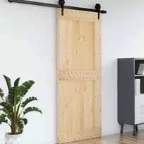 Duris NARVIK Natūrali 95 x 210 cm Kietos pušies medžio durys