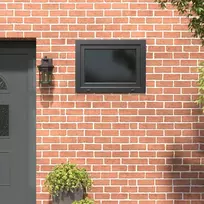 Požeminio lango RISOR 80 x 50 cm PVC ir stiklas Antracito
