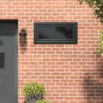 Požeminio lango RISOR 100 x 50 cm PVC ir stiklas Antracito