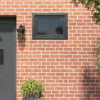 Požeminio lango RISOR 60 x 100 cm PVC ir stiklas Antracito