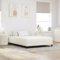 Čiužinys su čiužiniu Kreminė 160 x 200 cm audinys