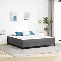 Čiužinys su čiužiniu Šviesiai pilka 180 x 200 cm audinys