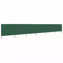 Uždanga nuo vėjo, 6 plokštės, žalia, 800x80cm, audinys