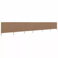 Uždanga nuo vėjo, 6 plokštės, taupe sp., 800x80cm, audinys