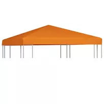 Viršutinis pavėsinės uždangalas, oranžinis, 310 g/m², 3x3m