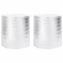 Radiatoriaus šilumos atšvaitas 2 pcs Sidabro 25 x 0,5 m