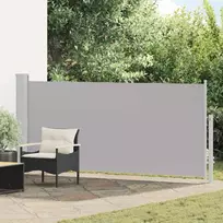 Ištraukiama šoninė pertvara, pilkos spalvos, 140x300cm