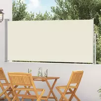 Ištraukiama šoninė pertvara, kreminės spalvos, 120x300cm