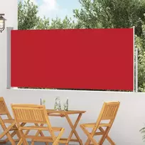 Ištraukiama šoninė pertvara, raudona, 120x300cm