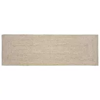 Zoninės kiliminės dangos Natūrali ir Balta 80 x 200 cm Džiutas