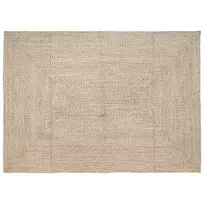 Zoninės kiliminės dangos Natūrali ir Balta 160 x 230 cm Džiutas