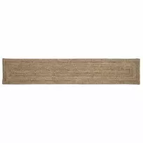Zoninės kiliminės dangos Natūrali ir juoda 60 x 400 cm Džiutas