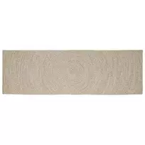 Zoninės kiliminės dangos Natūrali ir Balta 80 x 200 cm Džiutas