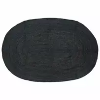Zoninės kiliminės dangos Tamsiai pilka 152 x 245 cm Džiutas