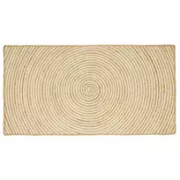 Zoninės kiliminės dangos Balta 100 x 200 cm Džiutas