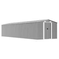 Sodo pašiūrė, pilka, 257x779x181cm, galvanizuotas plienas