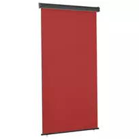 Šoninė balkono markizė, raudona, 125x250cm