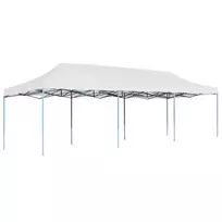 Išskleidžiama proginė palapinė, baltos spalvos, 3x9 m