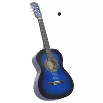 Klasikinė gitara pradedantiesiems ir vaikams, mėlyna, 3/4 36"