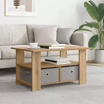 Kavos staliukas su stalčių Amatininkų ąžuolas 77 x 55 x 42 cm