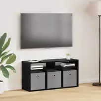 Žemas stalas su stalčių Juodas ąžuolas 87 x 27,5 x 43 cm