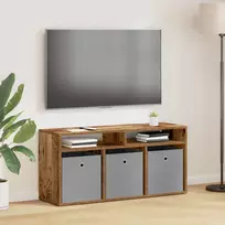 Žemas stalas su stalčių Senas medis 102 x 32 x 48,5 cm