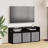 Žemas stalas su stalčių Juodas ąžuolas 102 x 32 x 48,5 cm