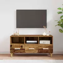 Televizoriaus spintelė su stalčių Senas medis 102 x 36 x 50 cm