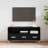 Televizoriaus spintelė Juodas ąžuolas 102 x 36 x 50 cm