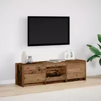 Televizoriaus spintelė 140 x 34 x 40 cm Senas medis
