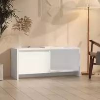 Televizoriaus spintelė, baltos spalvos, 90x35x40cm, MDP