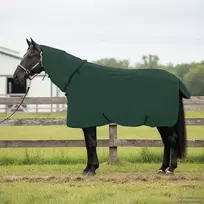 Arklių antklodė Tamsiai žalia 135 cm Poliesteris