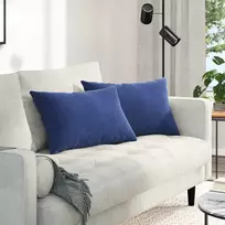 Sofa Pagalvės 2 pcs Policijos mėlyna 60 x 40 cm