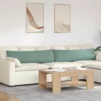 Sofa Pagalvės 2 pcs Jūrinė žalia 145 x 40 cm Kordūrinis audinys