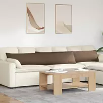 Sofa Pagalvės 2 pcs Ruda 200 x 40 cm audinys