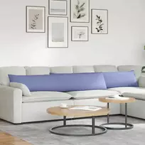Sofa Pagalvės 2 pcs Džinsinės mėlynos 200 x 40 cm audinys