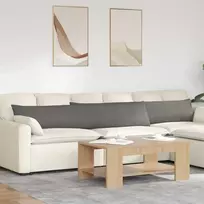 Sofa Pagalvės 2 pcs Šviesiai pilka 200 x 40 cm