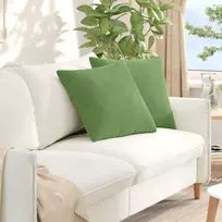 Sofa Pagalvės 2 pcs Šviesiai žalia 50 x 50 cm