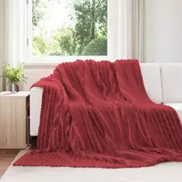 Mesti antklodės 6 pcs Bordo raudona 270 x 240 cm Flysas
