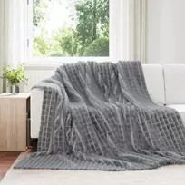 Mesti antklodės 6 pcs Tamsiai pilka 270 x 240 cm Flysas