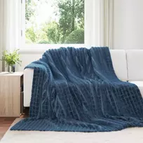 Mesti antklodės 6 pcs Jūrinė mėlyna 270 x 240 cm Flysas