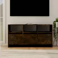 Televizoriaus spintelė, dūminė, 102x37,5x52,5cm, mediena